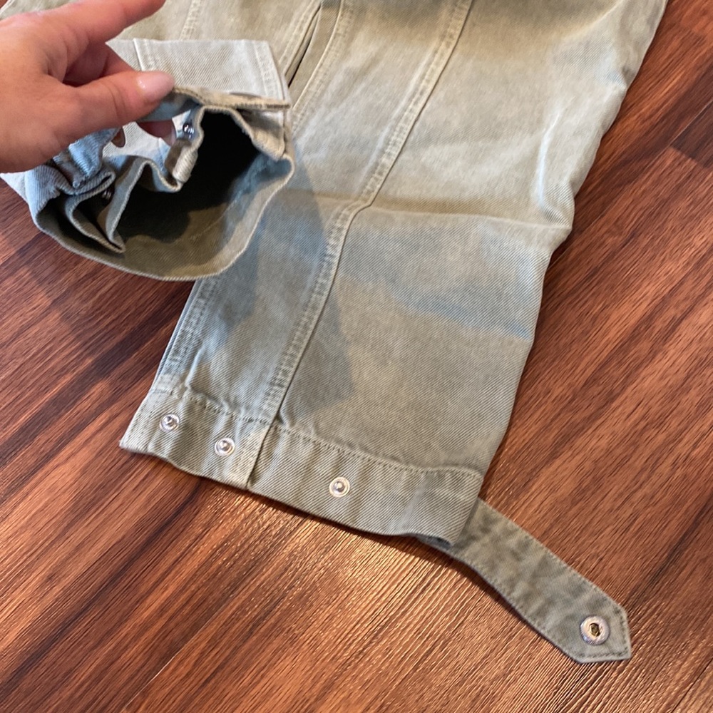 Blue Revival size24 olive green cargo style denim - Picture 12 of 16